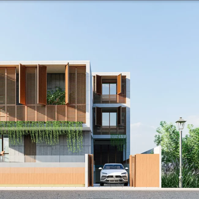 Ershad Villa, Triplex Residential Design by Task Design & Consultancy, Priyanka City, Uttara, Dhaka