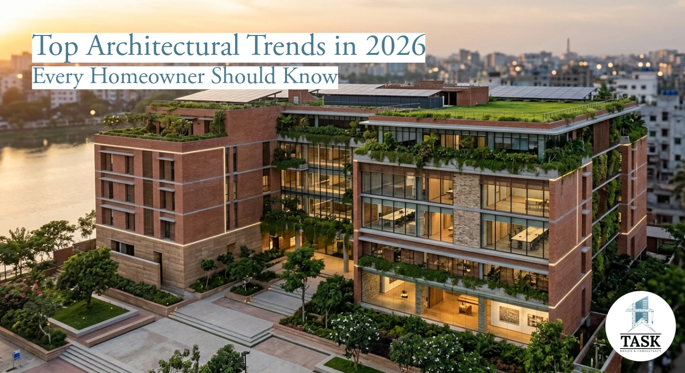 Architectural trends in 2026 — sustainable and modern building design in Dhaka