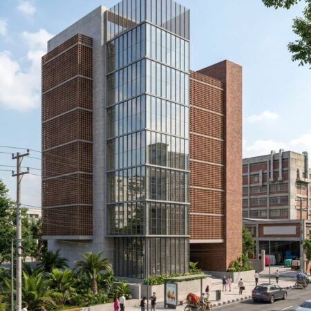 Rizvi Fashion Admin Building Design by Task Design & Consultancy