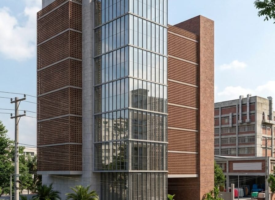 Rizvi Fashion Admin Building Design by Task Design & Consultancy